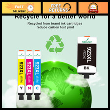 High Yield 923 Ink Cartridges with Chip Replacement for HP 923 923XL - 4 Pack picture