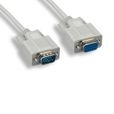 Kentek 3' VGA HD15 14Pin Video Extension Cord 28AWG for PC Legacy Equipment 14C picture