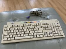 Vintage IBM KB-9930 White PS/2 Wired PC Keyboard Multimedia Internet TESTED NICE picture