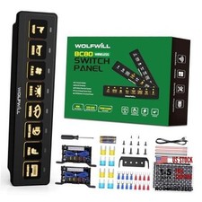 8 Gang Wireless Switch Panel BC80, 164Ft Remote with 4 8 Gang Switch Panel picture