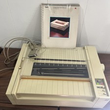 Apple ImageWriter Dot Matrix Printer A9M0303 Manual Power Cord Cable READ picture