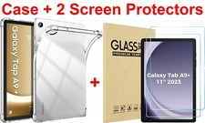For Samsung Galaxy Tab A9 Plus Tablet Clear Case Soft TPU Cover Screen Protector picture