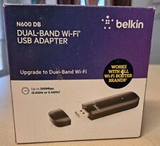 Belkin N600 DB Wifi Dual-Band USB Adapter, with CD, model   picture