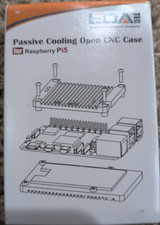 Case for Raspberry Pi 5 Aluminum Heatsink Passive Cooling Open CNC Case EDATEC picture