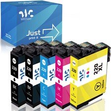 5PK T220XL 220XL Ink For Epson XP-420 XP-424 XP-320 WF2630 WF2660 WF2760 printer picture