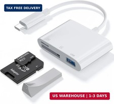 3-in-1 USB C SD Card Reader Dual Slot Micro SD TF Adapter for Type-C Devices picture