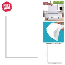 Eco-Friendly 8.5x11 Printer Paper - 100 Sheets, High-Quality White Blank Sheets picture