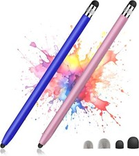 2PCS Stylus Pen Touch Screen Rubber Tip Styluses For iPad Tablet Android Phone picture