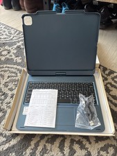 edaiser Swivel Keyboard Case iPad Air/Pro 13 12.9 3rd-6th Gen Blue Trackpad picture