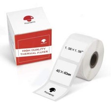 White Square Sticker Labels Self-Adhesive Paper for Phomemo M110/M221 Printer US picture