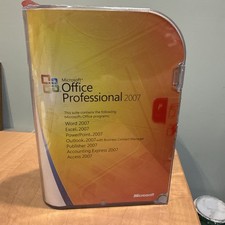 MICROSOFT OFFICE PROFESSIONAL 2007 NEW SEALED picture