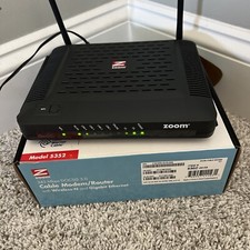 1C Zoom Model 5352 DOCSIS 3.0 Cable Modem Router Wireless N and Gigabit Ethernet picture