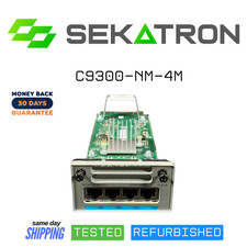 🔌 Cisco C9300-NM-4M • 4× 10G SFP+ Uplink Module • Catalyst 9300 Series ✅ USED picture