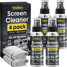Screen Cleaner Spray 16oz (4oz x 4 Pack) - TV & Compute picture