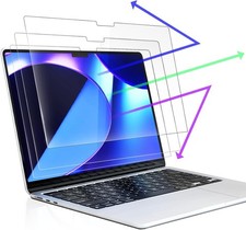 3-Pack Blue Light Blocking Screen Protector for 16-Inch MacBook Pro (2021-2026) picture
