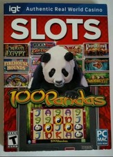 IGT SLOTS 100 PANDAS 20 Slots Included PC & Mac DVD-ROM NEW  picture