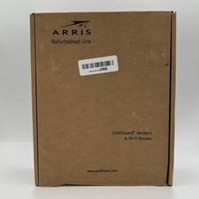 ARRIS Model SBG8300 Router Modem &  AC Adapter Black WYZ WIFI picture