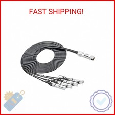 10Gtek 40G QSFP+ to 4xSFP+ Breakout DAC for Cisco QSFP-4SFP10G-CU2M - 40GBASE-CR picture