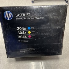 New HP 304A (CF340A) LaserJet Toner Tri-Color Set picture