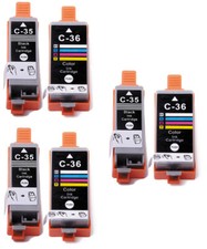Color Ink w/ chip for use on Canon PGI-35 CLI-36 Pixma iP100 iP110 TR150  picture