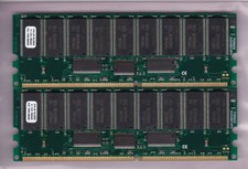 2GB Kit 2x1GB PC-2100R DDR-266 ECC Registered POWMEM ZK2048M74RYJ Server RAM picture