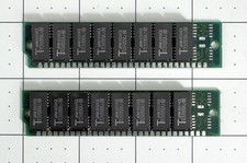 Lot of 2 Century 1MB 30 Pin SIMMs 80ns Toshiba TC511000AJ-80 Apple Macintosh SE picture