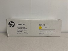 HP LaserJet CE412AC Yellow Toner Cartridge 300 M351 M375 400 M451 M475 picture