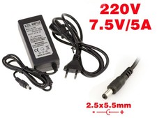 KALEA-INFORMATIQUE AC DC External Power Supply 220V to 7.5V 5A 2.5mm x 5.5mm picture