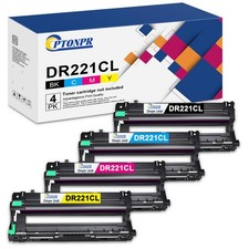 DR221CL Drum Unit 4 Pack(Not Toner, Black, Cyan, Magenta, Other, CRG-137-2PK picture