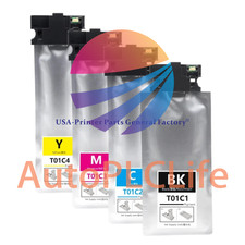 T01C1-T01C4 Ink Bag With Chip For Epson Workforce Pro WF-C529RDTW WF-C579RDTW picture