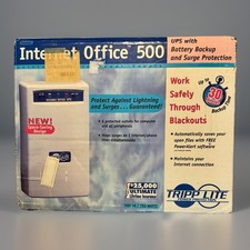 BRAND NEW SEALED INTERNET OFFICE 500 TRIPPE-LITE POWER BACKUP PROTECTION 2 LINE picture