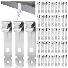 50 Pcs C Purlin Clips for Vertical Flanges 1/8