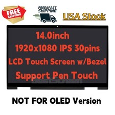 M45013-001 LCD TouchScreen +bezel for HP Pavilion X360 14M-DY1033DX Replacement picture