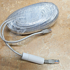 50 Feet Gray Cat5e RJ45 Ethernet Cable, Round Universal picture
