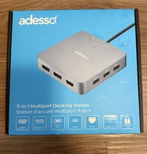Adesso 11 in 1 USB C Multiport Docking Station Dual Display HDMI USB 3.2 PD 100W picture