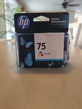 Genuine HP 75 Tri-Color Ink Cartridge CB337WN OEM New Sealed picture