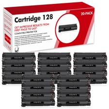20 Pack Black Toner For Canon 128 ImageClass D530 D550 MF4550d MF4570dn MF4570dw picture