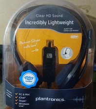 Plantronics Audio 628 Stereo USB Headset Lightweight Headband Voice / Gaming picture