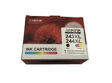 Ankink 243XL/244XL Ink Cartridges Tri-Color & Black for Canon printer box open picture