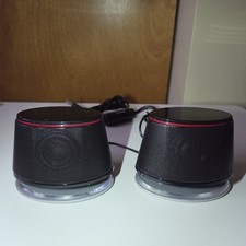 Sanyun SW-102 USB Computer Speaker Set Deep Bass Multimedia Stereo W/ LED Black picture