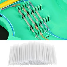 200 Pcs Fiber Optic Splice Sleeve 60mm Length PE EVA Clear Bare Fiber picture