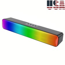 Wireless Speaker RGB Wireless Speaker Bluetooth-Compatible USB Powered for PC picture