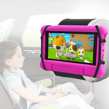 Car Tablet Holder,Car Headrest Mount Holder for Car Back Seat with Silicone Hold picture