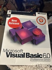 NEW SEALED Microsoft Visual Basic 6.0 Professional Pro 6 203-00506 RETAIL BOX picture