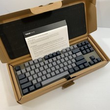 DROP ENTR Mechanical Keyboard TKL Anodised Aluminium Green/Grey Yellow Switches picture