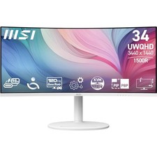 WHITE - MSI MODERN MD342CQPW 34