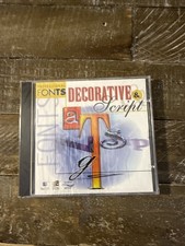 Professional Fonts Decorative And Script PC Cd Rom picture