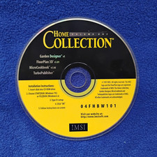 Home collection PC Software Vol.1 (CD-Rom, 1997, IMSI) Floor Plan 3d, Disc Only picture