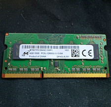 Micron 4GB DDR3L PC3L-12800S 204-Pin SO-DIMM Non-ECC MT8KTF51264HZ-1G6P1 picture