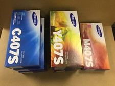 Samsung Toner Cartridges For Series CLP-32x/CLX-318x CY MG YL Lot of 7 picture